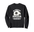 Soccer Siblings Soccer Player Sweatshirt - Trendy Graphic for Adults