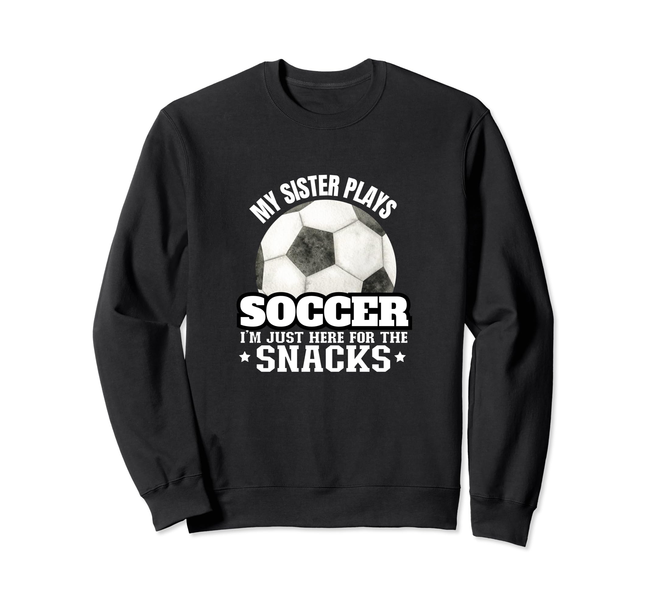 Soccer Siblings Soccer Player Sweatshirt - Trendy Graphic for Adults