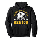 Class 2024 Bonus Mom Soccer Senior 2024 Hoodie - Minimalist Print Men Women