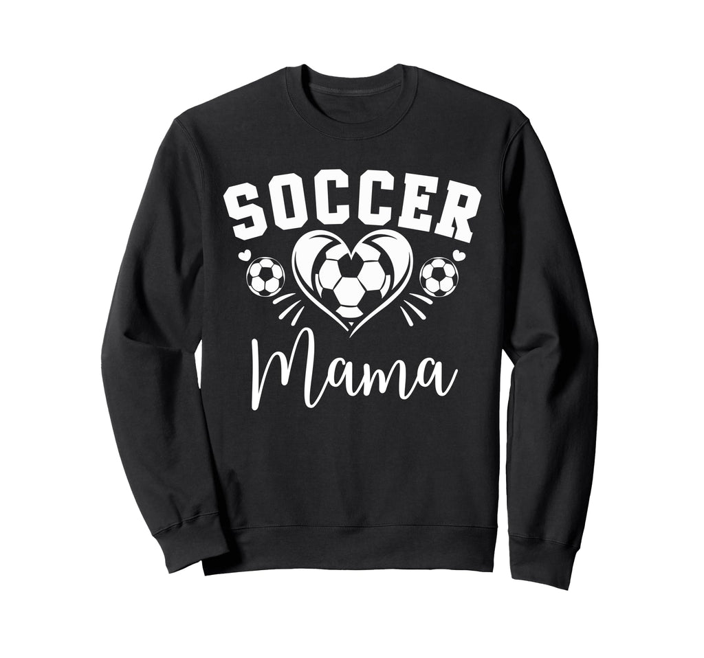 Soccer Mama Soccer Heart Sweatshirt - Aesthetic Graphic for Adults