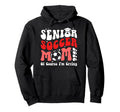 Proud Soccer Senior Mom 2026 Soccer Senior Hoodie - Graphic Print Unisex