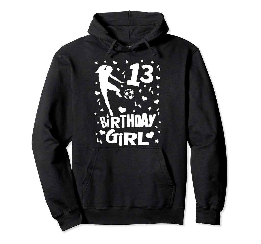 13Th Birthday Soccer Player Gift 13 Year Old Hoodie - Graphic Print Unisex
