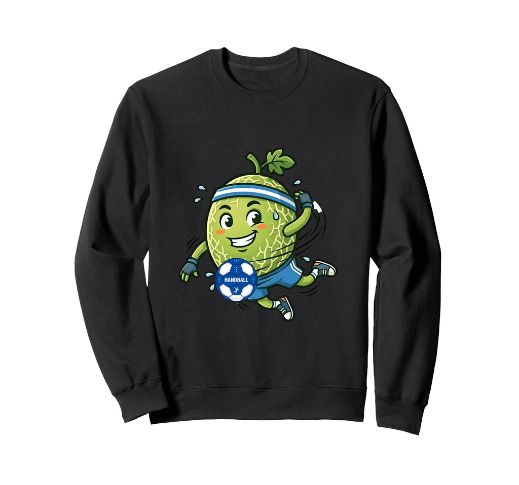 Watermelon Soccer Player Number 7 Sweatshirt - Graphic Print for Adults