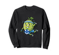 Watermelon Soccer Player Number 7 Sweatshirt - Graphic Print for Adults
