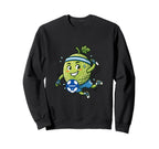 Watermelon Soccer Player Number 7 Sweatshirt - Graphic Print for Adults