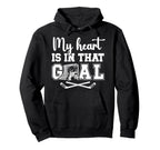 Proud Hockey Goalkeeper Mom Hockey Goalie Hoodie - Trendy Graphic Unisex
