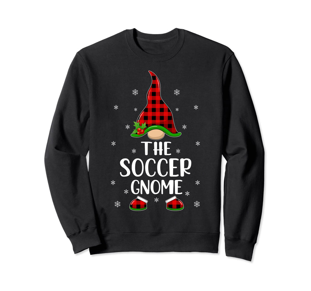 Matching Family Buffalo Plaid Soccer Sweatshirt - Custom Art Print Unisex