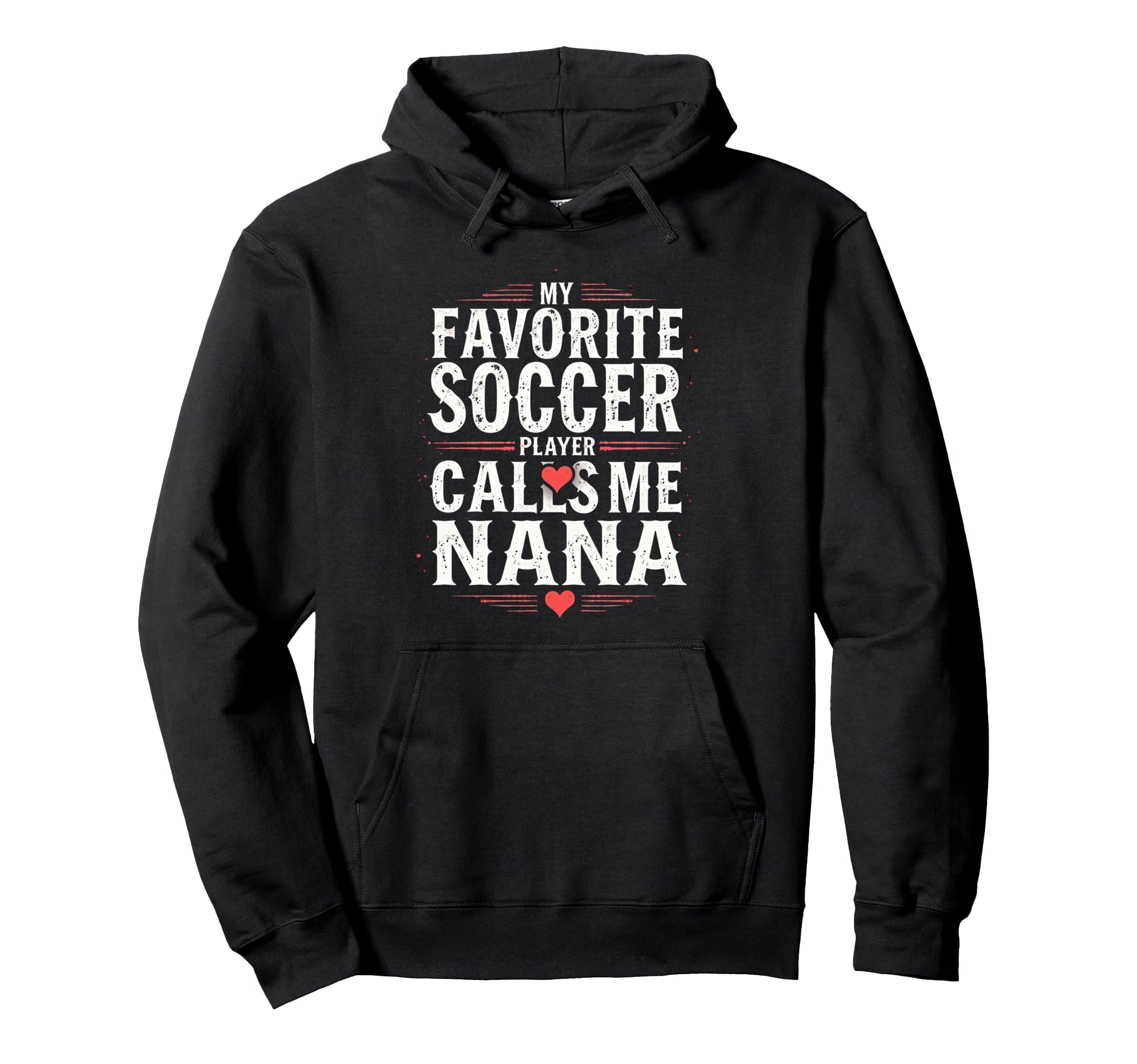Proud Soccer Nana Funny Grandma Lover Hoodie - Minimalist Print Unisex