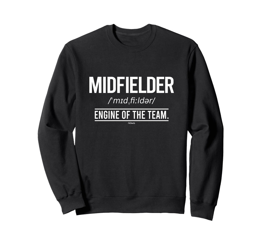 Football Midfielder Engine Team Sweatshirt - Casual Everyday Wear Unisex