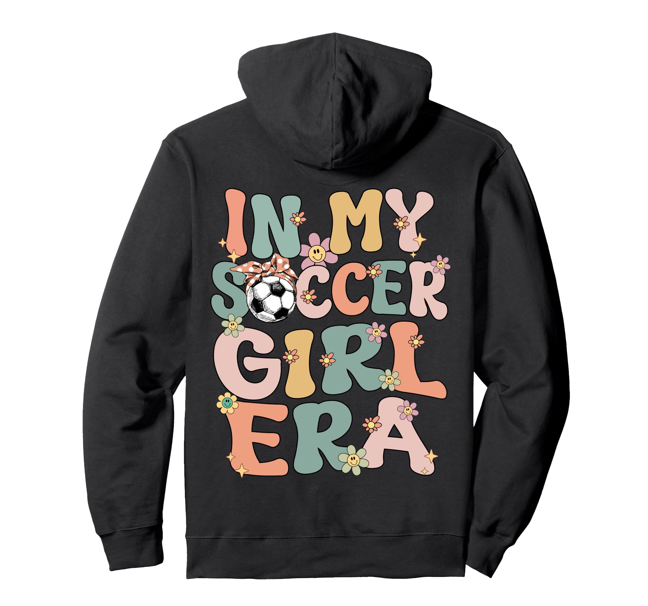 My Soccer Era Groovy Soccer Soccer Hoodie - Novelty Apparel Men Women