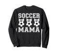Soccer Mama Coquette Bow Soccer Mom Bow Sweatshirt - Trendy Graphic Unisex