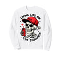 Living Life Sidelines Soccer Mama Sweatshirt - Custom Art Print for Adults