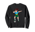 Dabbing Soccer Rwanda Jersey Rwandan Sweatshirt - Custom Art Print Unisex