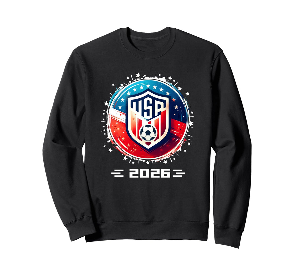 American Flag Soccer Player Teen Sweatshirt - Streetwear Style Men Women