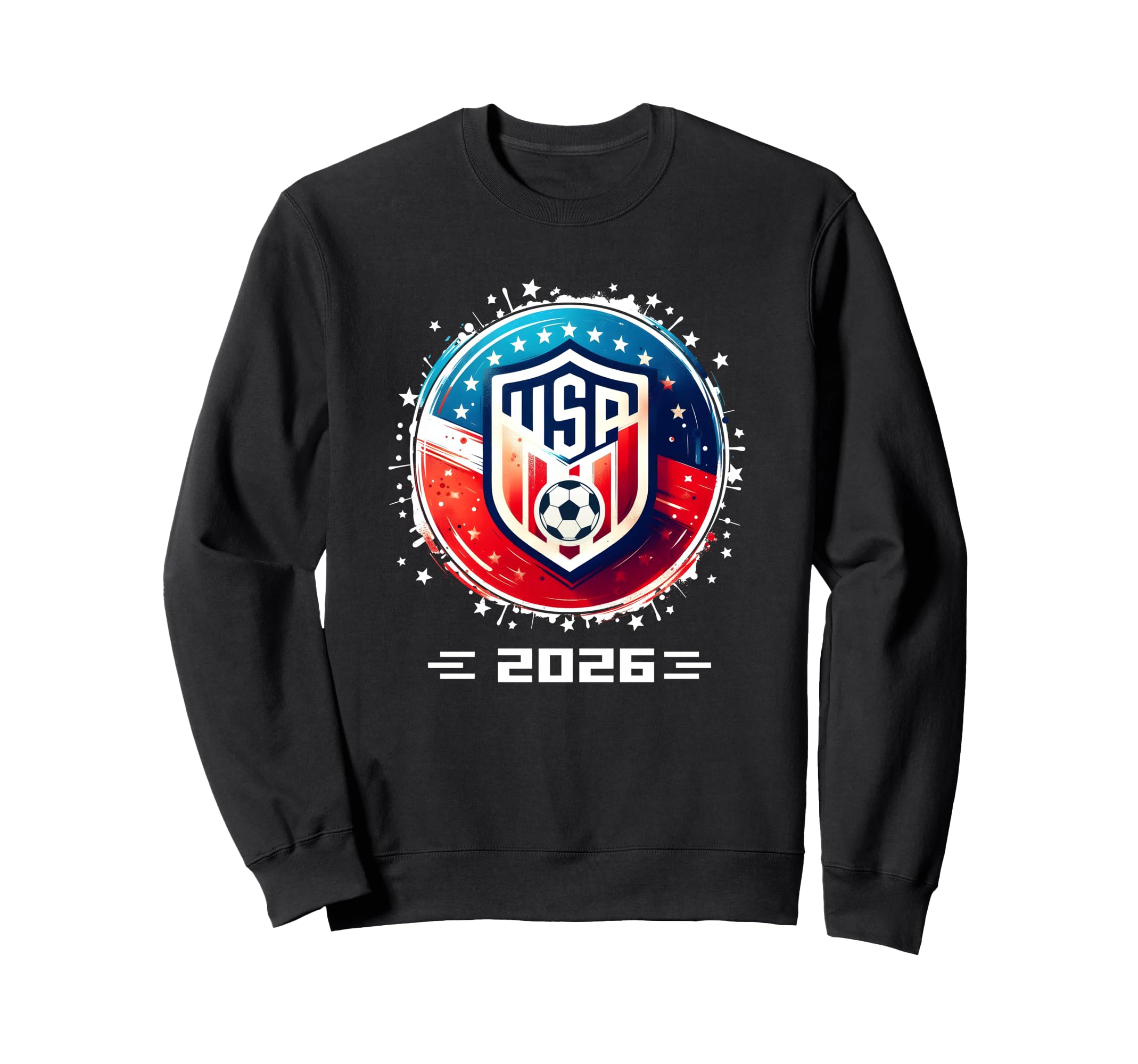 American Flag Soccer Player Teen Sweatshirt - Streetwear Style Men Women