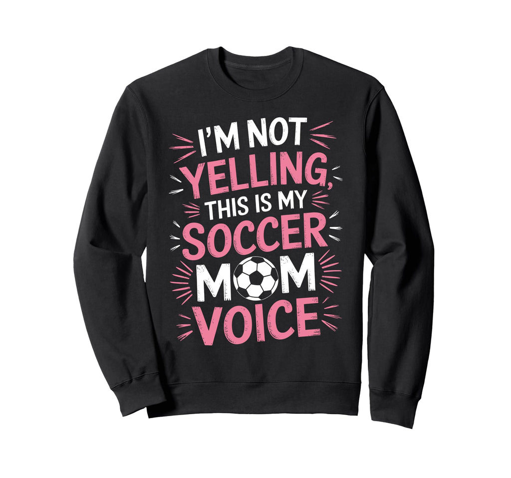 Funny Soccer Players Soccer Mom Hoodie - Fun Novelty Design for Adults