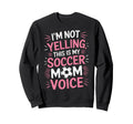 Funny Soccer Players Soccer Mom Hoodie - Fun Novelty Design for Adults