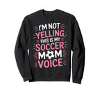 Funny Soccer Players Soccer Mom Hoodie - Fun Novelty Design for Adults
