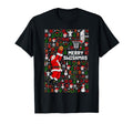 Merry Swishmas Santa Basketball Ugly T-Shirt - Graphic Print for Adults