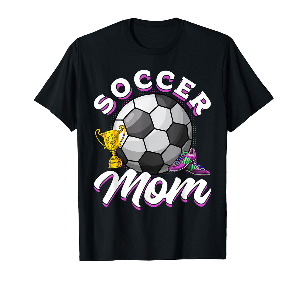 Soccer Game Day Soccer Mom Mama T-Shirt - Unique Graphic for Adults
