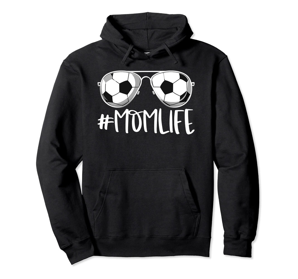 Momlife Soccer Aviators Mothers Day Hoodie - Unique Graphic for Adults