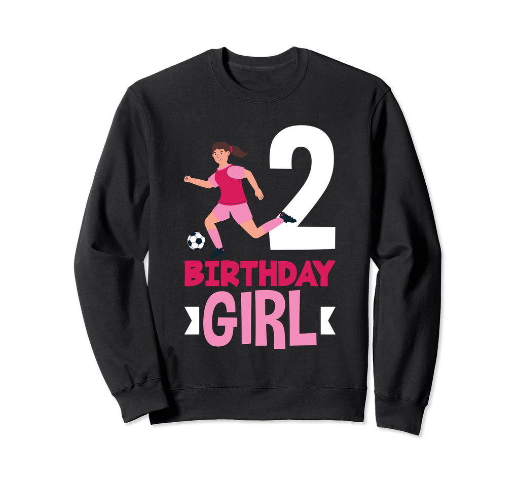 2Nd Birthday 2 Years Soccer Sweatshirt - Aesthetic Graphic for Adults