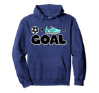Funny Soccer Player Math Goal Lover Outfit Hoodie - Unique Graphic Unisex
