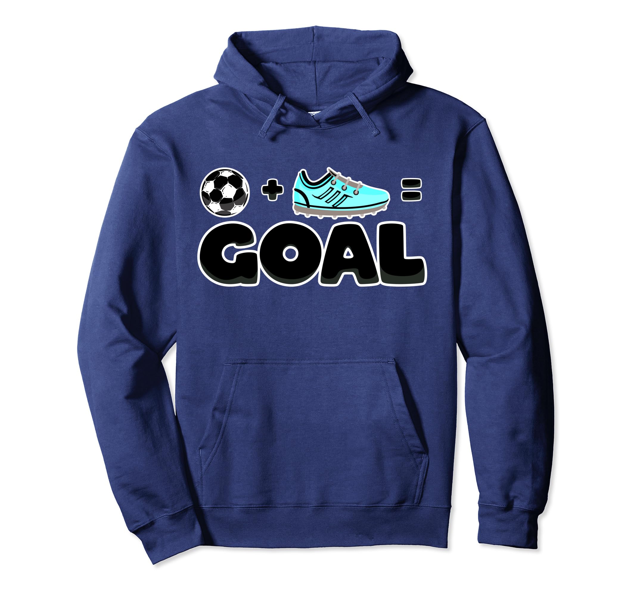 Funny Soccer Player Math Goal Lover Outfit Hoodie - Unique Graphic Unisex
