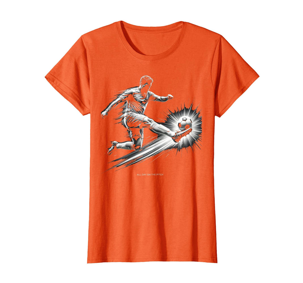 All Day Pitch Soccer Fan T-Shirt - Streetwear Style for Adults