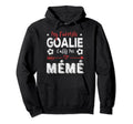 My Favorite Goalie Calls Me M M Hoodie - Aesthetic Graphic for Adults