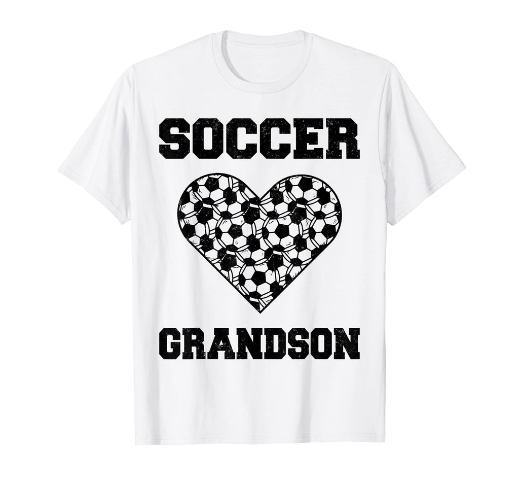 Soccer Grandson Family Matching Sport T-Shirt - Unique Graphic Unisex