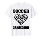 Soccer Grandson Family Matching Sport T-Shirt - Unique Graphic Unisex