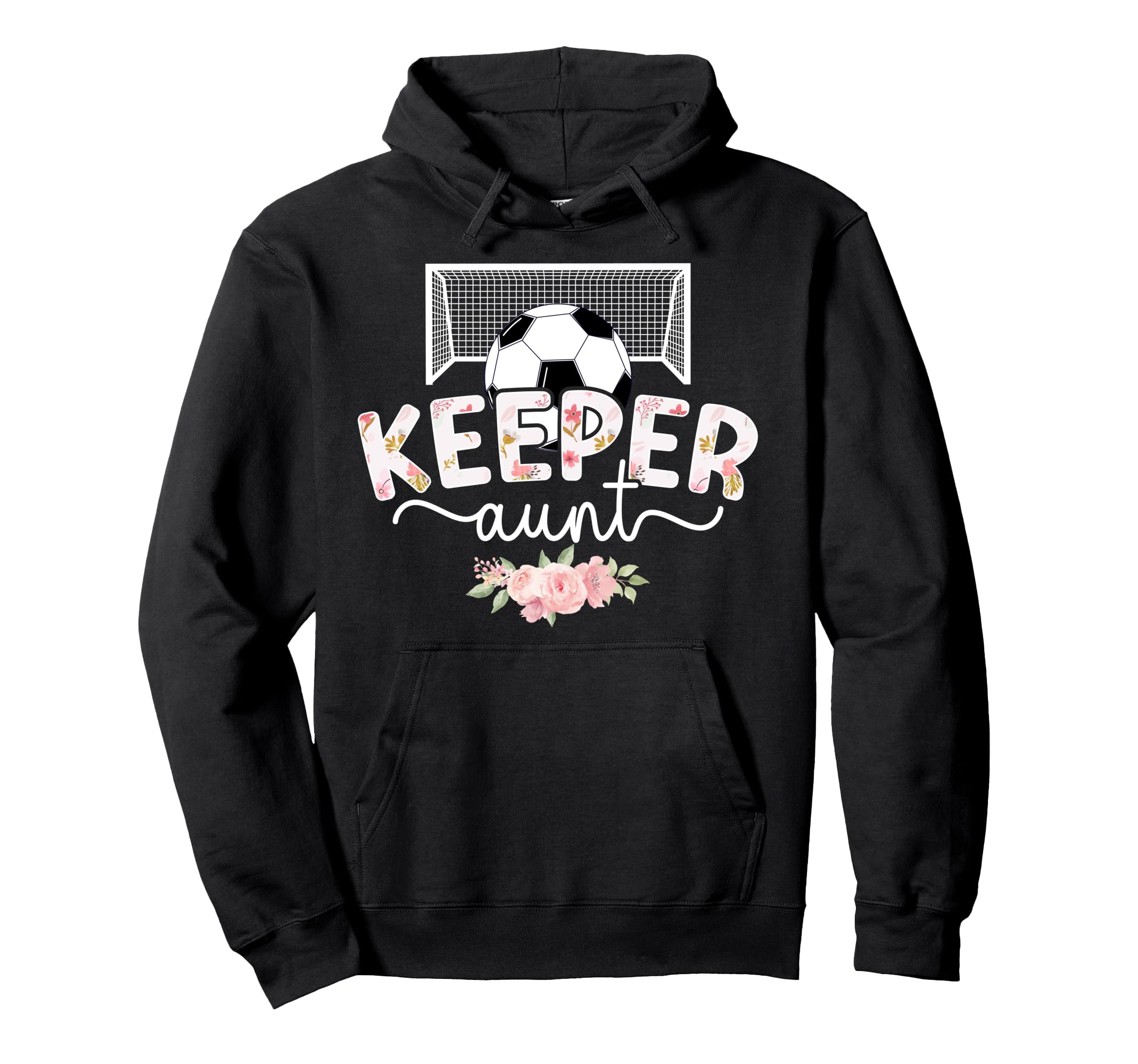 Soccer Keeper Aunt Soccer Goalie Auntie Hoodie - Aesthetic Graphic Unisex