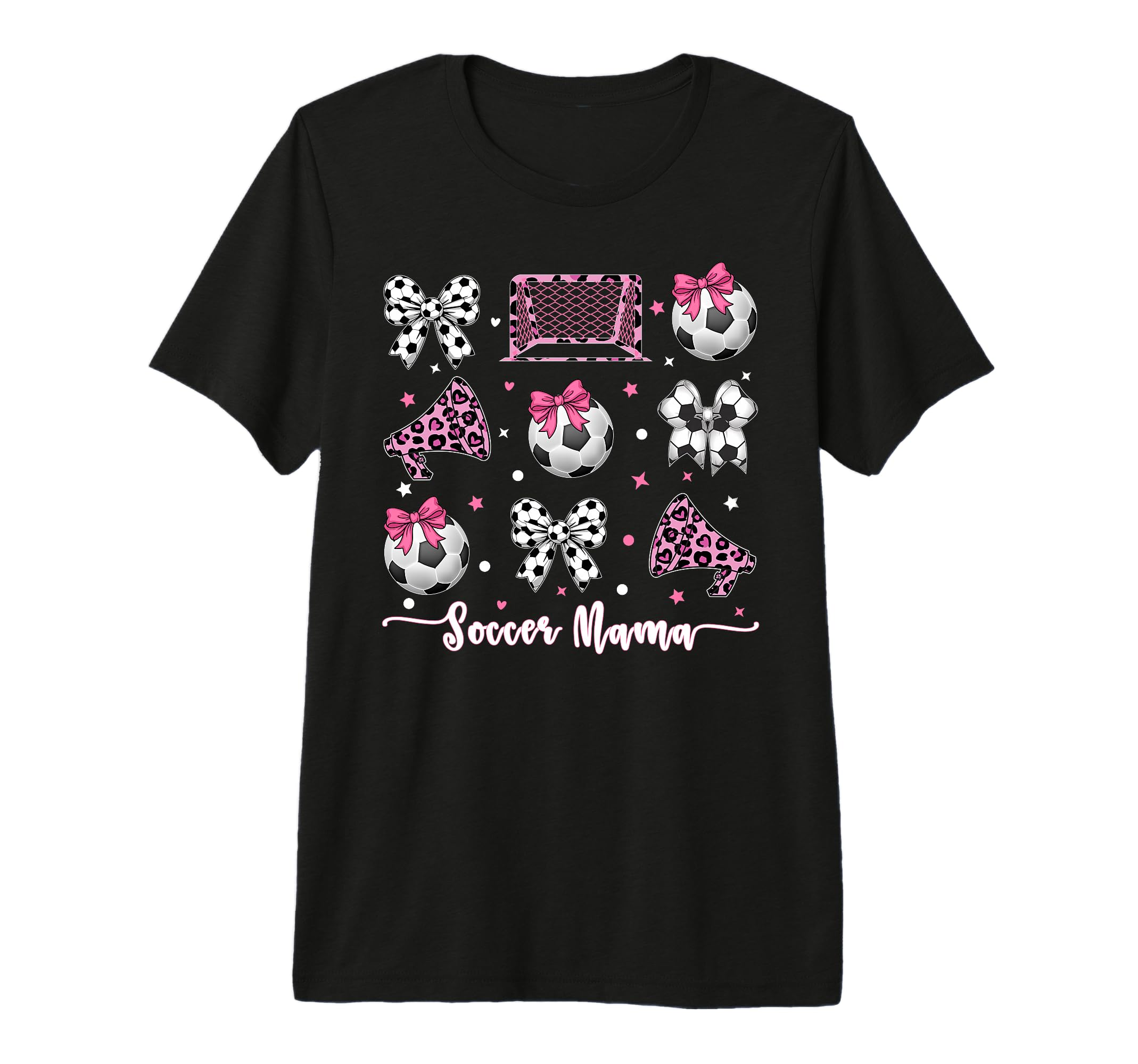 Coquette Bow Soccer Mom Mothers Day T-Shirt - Unique Graphic Men Women