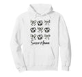 Soccer Mama Soccer Coquette Bow Soccer Hoodie - Novelty Apparel Men Women
