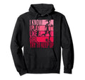 I Know I Play Like Try To Keep Up Soccer Hoodie - Novelty Apparel Unisex