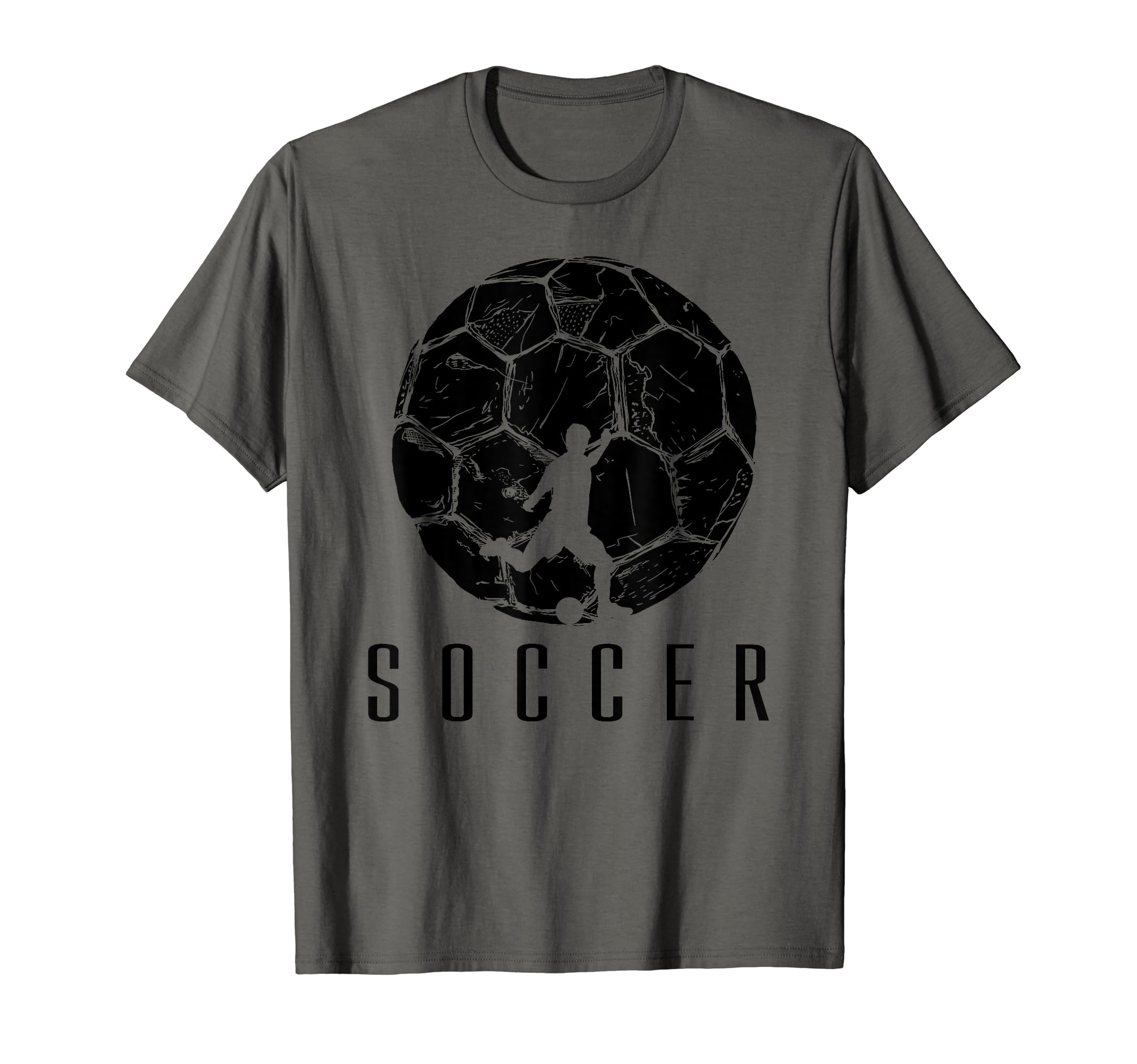 Soccer Player T-Shirt - Graphic Print for Adults