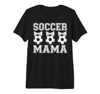 Soccer Mama Coquette Bow Soccer Mom Bow T-Shirt - Unique Graphic Unisex