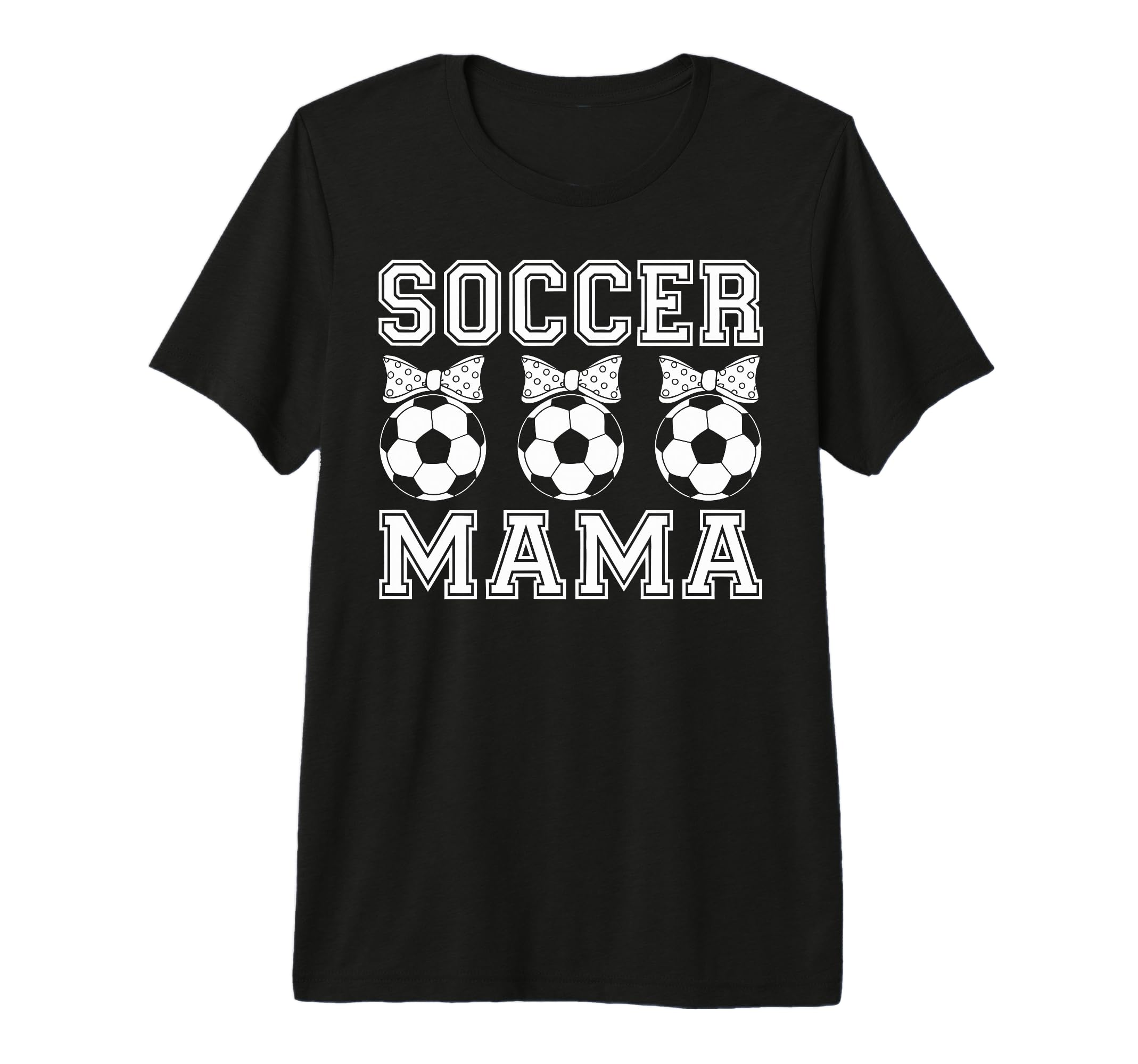Soccer Mama Coquette Bow Soccer Mom Bow T-Shirt - Unique Graphic Unisex