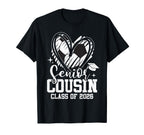 Senior Cousin Class 2026 Soccer T-Shirt - Custom Art Print Men Women