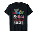 Crazy Who Loves Play Soccer Funny Player T-Shirt - Graphic Print Unisex