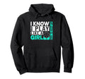 I Know I Play Like Try To Keep Up Funny Hoodie - Fun Novelty Design Unisex