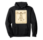 Renaissance Vitruvian Goalie Goalkeeper Hoodie - Novelty Apparel Men Women