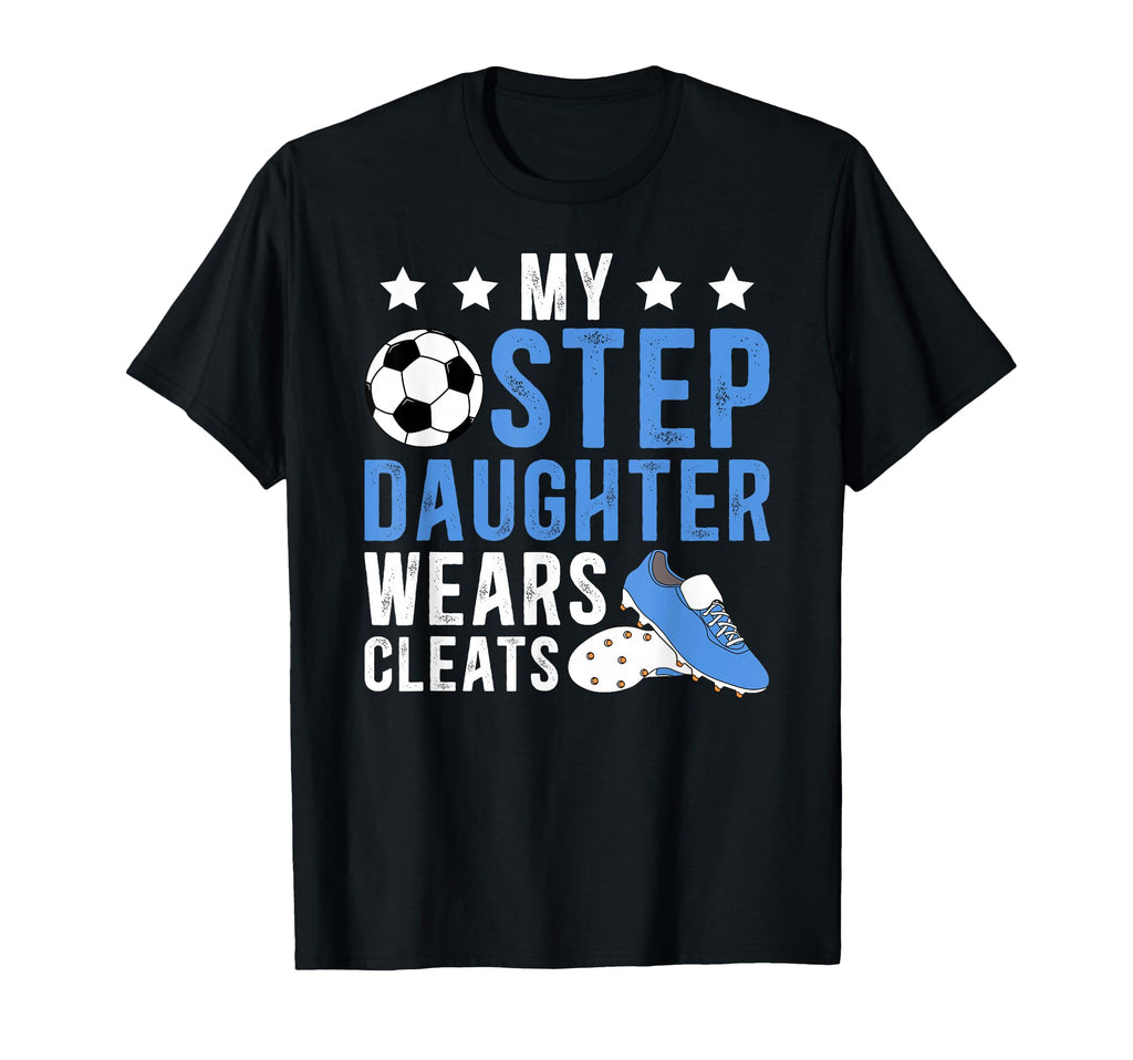 Soccer Step Dad Proud Soccer Player T-Shirt - Trendy Graphic Men Women