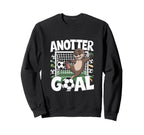Soccer Player Funny Otter Soccer Pun Sweatshirt - Unique Graphic Men Women