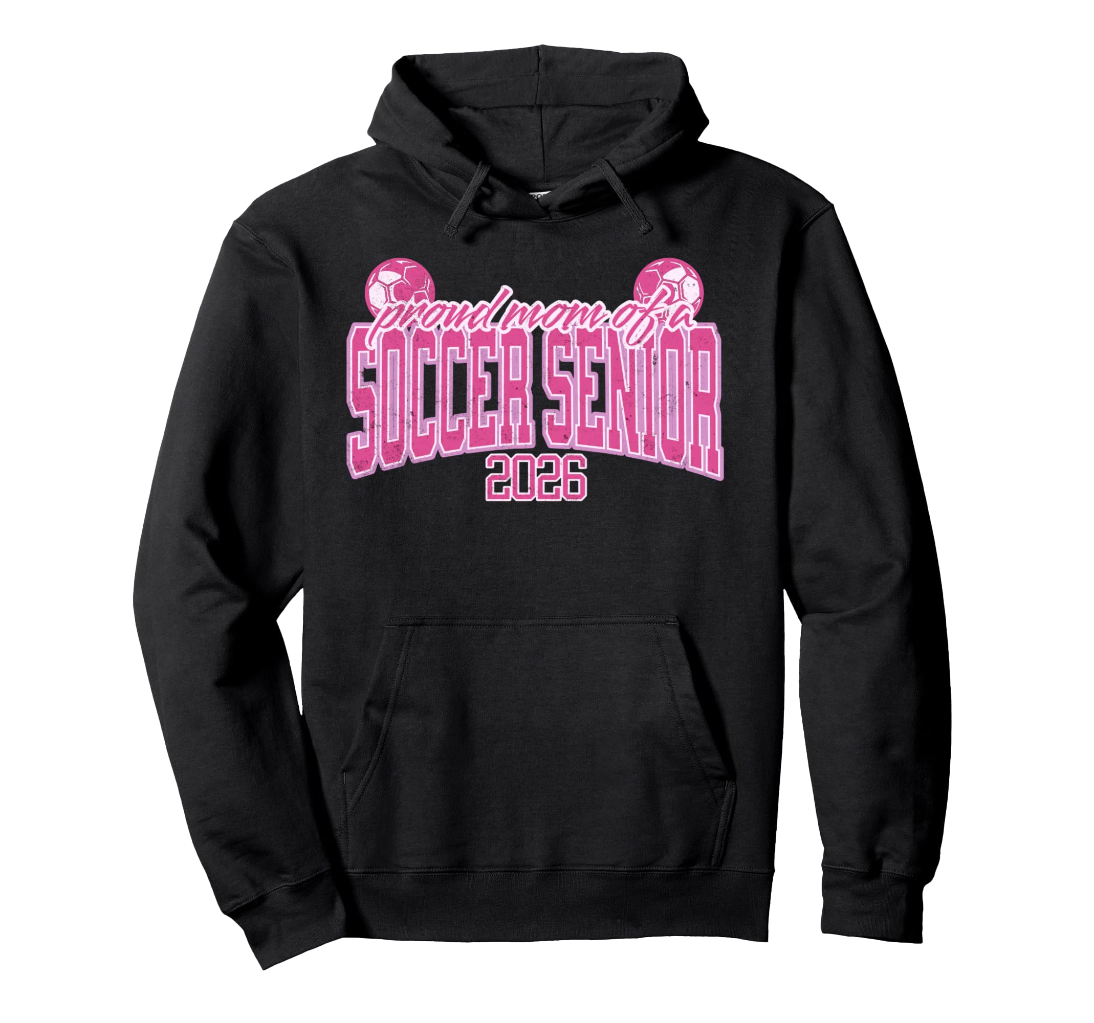 Senior Mom Class 2026 Soccer Mom Hoodie - Novelty Apparel for Adults