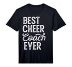 Mens Cheerleading Coach Gifts Best T-Shirt - Minimalist Print Men Women