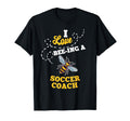 I Love Bee Ing Soccer Coach Honey Bee Job T-Shirt - Unique Graphic Unisex