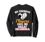 My Favorite Soccer Volleyball Sweatshirt - Aesthetic Graphic for Adults