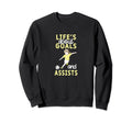 Soccer Player Funny Lifes About Sweatshirt - Graphic Print for Adults